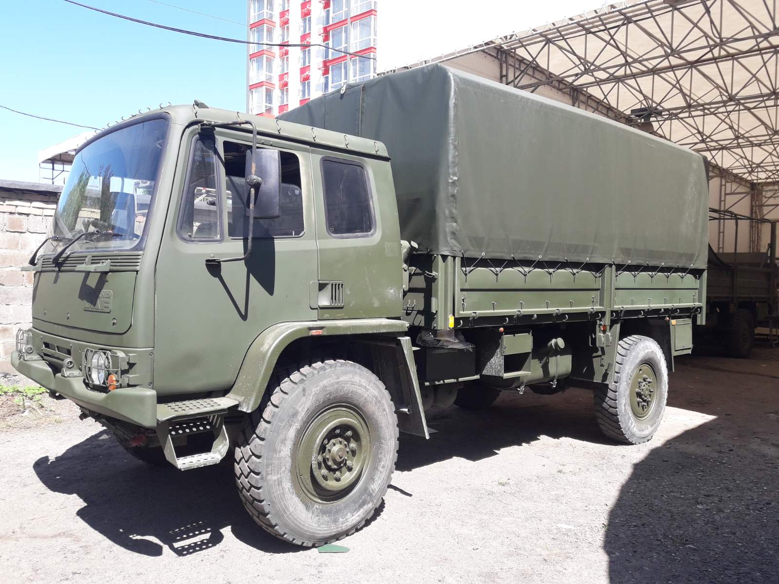 Тенты для военной техники