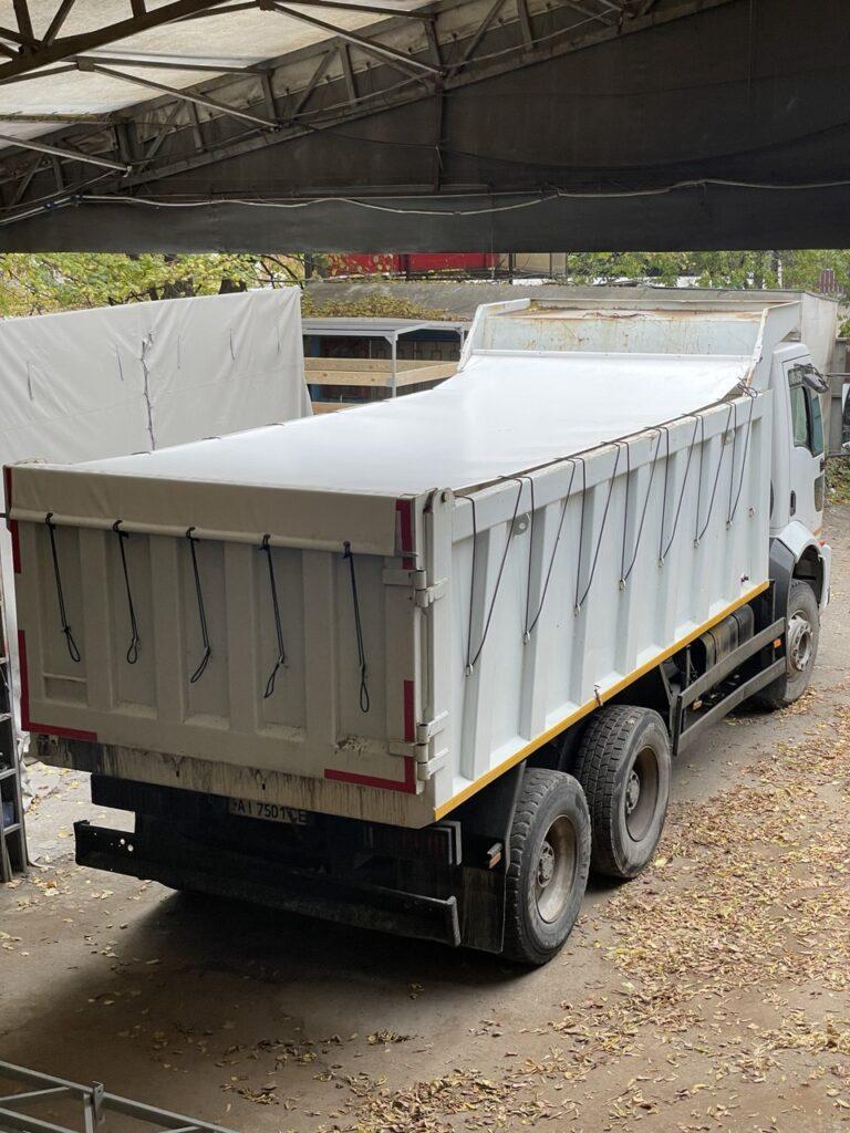 Тентовий дах на зерновоз від NEW.TENT.UA