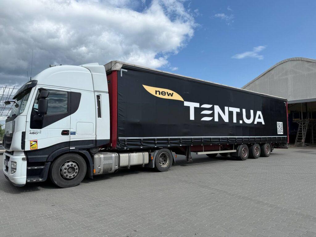 Тентові ПВХ-штори для фур від NEW.TENT.UA