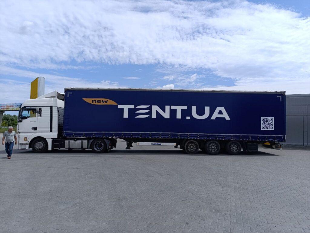 Тентові штори на напівпричіп від NEW.TENT.UA