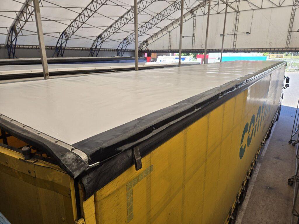 Виготовлення тентового даху на фуру під замовлення в Україні.